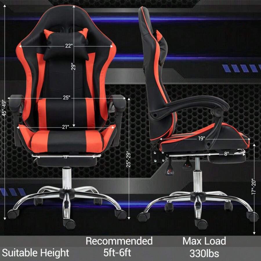 كرسي ألعاب مزود بمسند للظهر وو - مراجعة Video Gaming & Esports Usd Acc وسعره