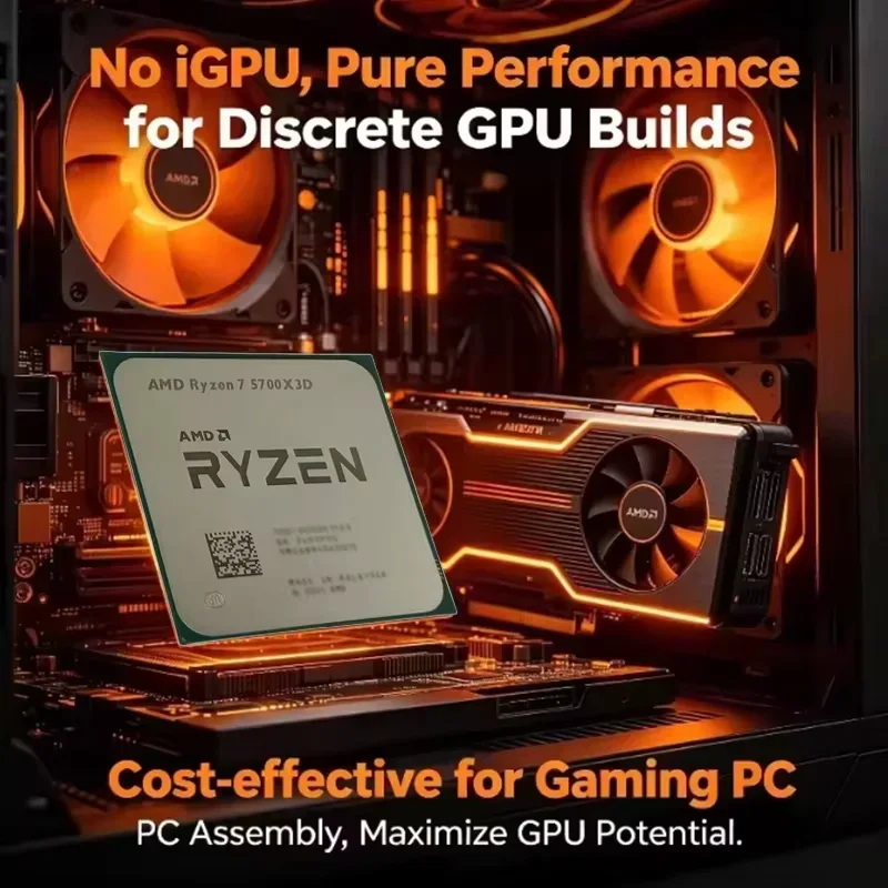 معالج AMD Ryzen 7 5700X3D R7 5 - مراجعة Esports Gaming Pc Build وسعره
